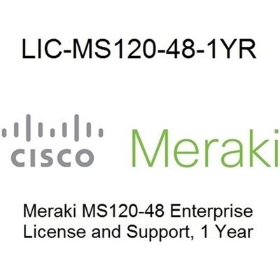 Cisco MERAKI MS120-48FP ENTERPRISE LICENSE AND (LIC-MS120-48FP-1YR)