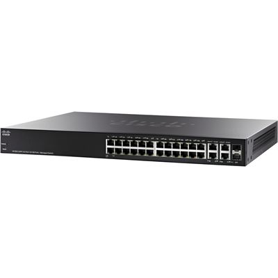 Cisco 24pt 10100 PoE+ Managed Switch wGig (SF300-24PP-K9EU-RF)
