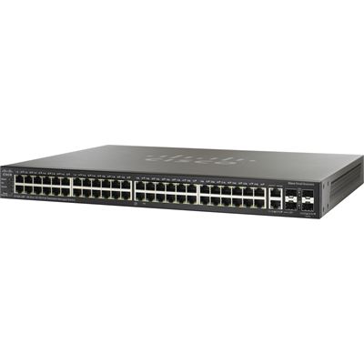 Cisco 48pt 10100 POE StackableMng SW wGig Uplink (SF500-48P-K9-AU-RF)