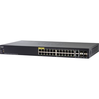 Cisco SG350 28P 28 port Gigabit POE Mana (SG350-28P-K9-EU)