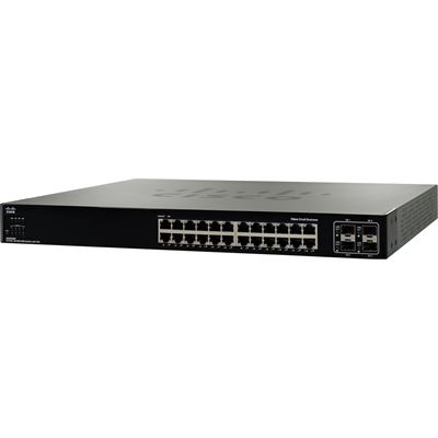 Cisco 24port 10 100 1000 Gigabit Switch with PoE (SGE2000P-RF)