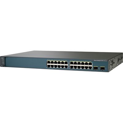 Cisco Cat 3560V2 24 10/100 PoE + 2 SFP + IPS Enh (WS-C3560V224PSE-RF)