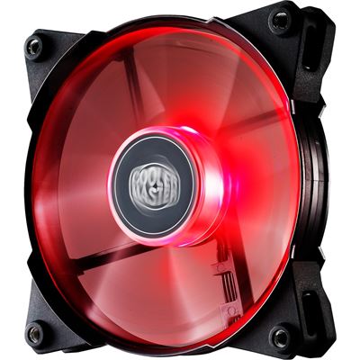 Cooler Master JetFlo 120 Red LED Fan ultra-thin (R4-JFDP-20PR-R1)