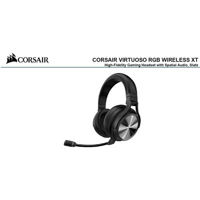 Corsair VIRTUOSO RGB WIRELESS XT HEADSET SLATE (CA-9011188-AP)