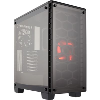 Corsair Crystal Series 460X Red LED - Tempered Glass (CC-9011099-WW)