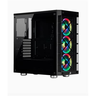 Corsair iCUE 465X RGB Mid-Tower ATX Smart Case, Black (CC-9011188-WW)