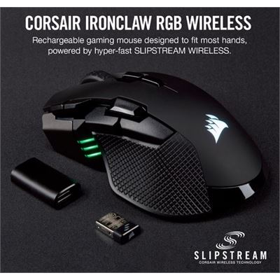 Corsair IRONCLAW RGB 18000 DPI WIRELESS RECHARGEABLE (CH-9317011-AP)