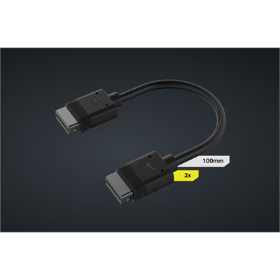 Corsair iCUE LINK Cable - 2x 100mm, Dual Cable pack (CL-9011121-WW)
