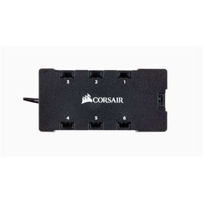 Corsair RGB Fan LED Hub Six 6 port RGB LED hub for (CO-8950020)