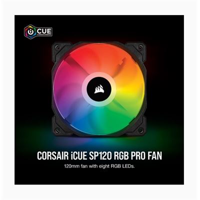 Corsair SP 120mm Fan RGB PRO Single Pack, iCUE (CO-9050093-WW)