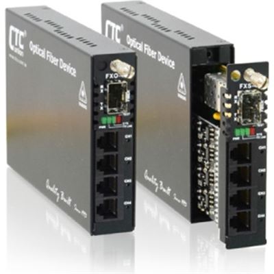 CTC Union FRM220-FXS-4 Multi Channel POTS Over Fiber (FRM220-FXS-4)