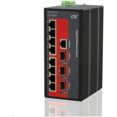 CTC Union 8 Port Gigabit Managed PoE Switch. 8x (IGS-803SM-8PH24)