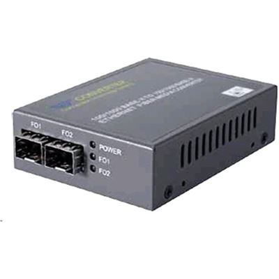 CTS Dual SFP Media Converter Supports 100/1000 data (LAN-3002FSMSFP)