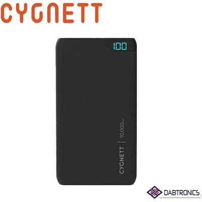 Cygnett 10,000 mAh Dual USB 2.4A Powerbank - Black (CY2503PBCHE)