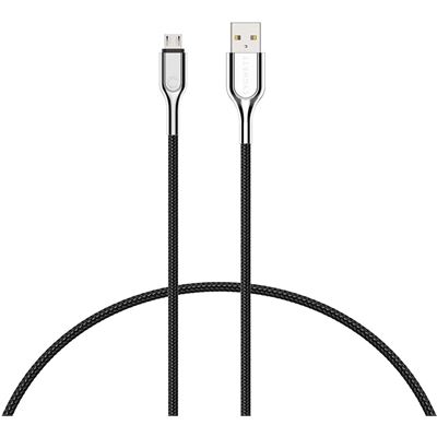 Cygnett Armored Micro to USB-A Cable 3M - Black (CY2674PCCAM)