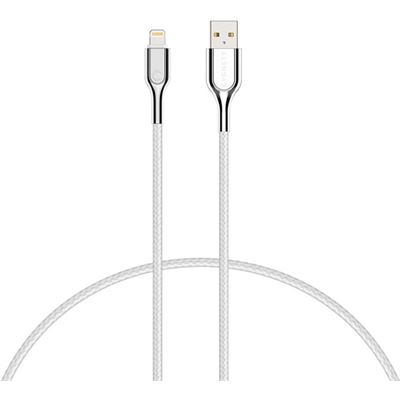 Cygnett Armored Lightning to USB-A Cable 10cm -White (CY2684PCCAL)