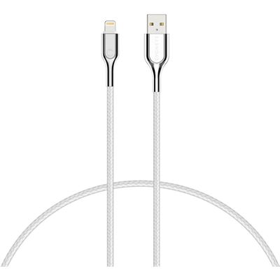 Cygnett Armored Lightning to USB-A Cable 1M - White (CY2685PCCAL)