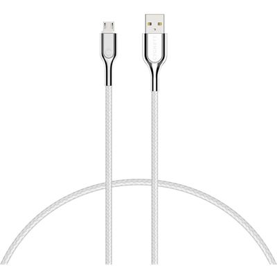 Cygnett Armored Micro to USB-A Cable 2M -White (CY2689PCCAM)