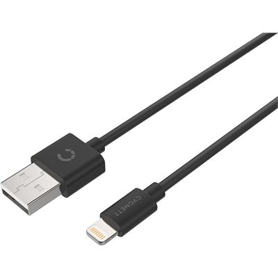 Cygnett Essentials Lightning to USB-A Cable 1M - Black (CY2722PCCSL)