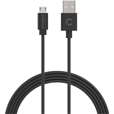Cygnett Micro-USB to USB-A Cable (1m) - Black (CY2725PCCSM)