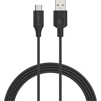 Cygnett USB-C 2.0 to USB-A Cable (2M) - Black (CY2730PCUSA)