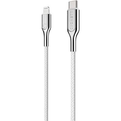 Cygnett Armoured Lightning to USB-C Cable 1M - White (CY2800PCCCL)