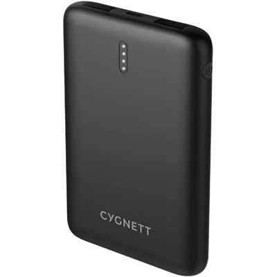 Cygnett 5,000mAh Dual USB 2.1A PowerBank - Black (CY3033PBCHE)