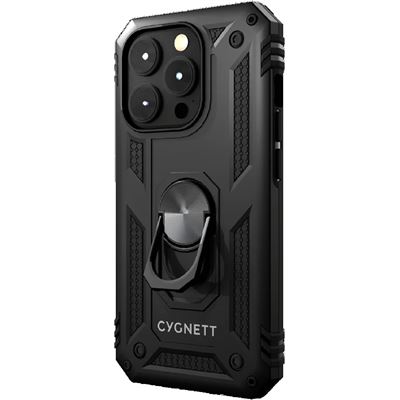Cygnett Apple iPhone 15 Pro (6.1') Rugged Case - Black (CY4634CPSPC)