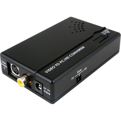 CYP S-Video/Composite to VGA Converter/Scaler. Supports VGA (CM-398M)