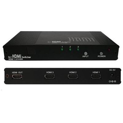 CYP HDMI 3 in 1 out Switch HDMI, HDCP 1.1 and DVI 1.0 (HDMI31SP)