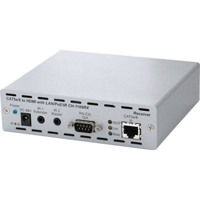 CYP HDMI & IP Receiver over single Cat6. Includes RS232 (HDMIC6R-IP)