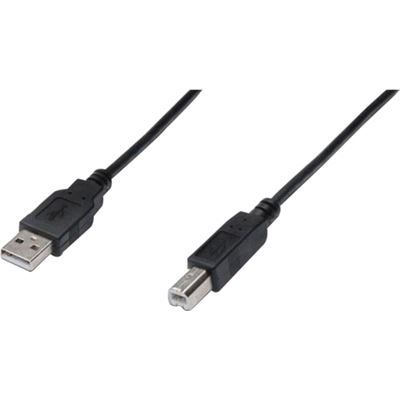 Digitus USB 2.0 Connection Cable Type A/B - 1.8M (AK-300105-018-S)