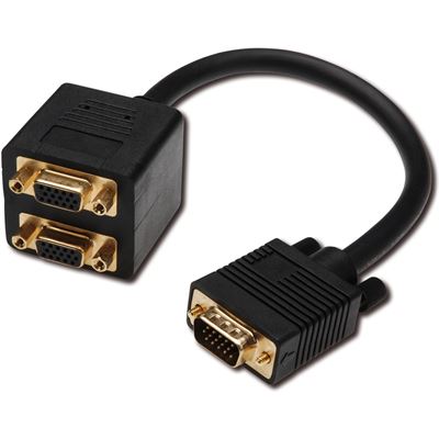 Digitus Monitor Cable VGA Splitter - .2M (AK-310400-002-S)