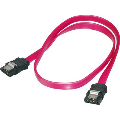 Digitus SATA II/III 0.75m Data Cable with Latch (AK-400102-008-R)