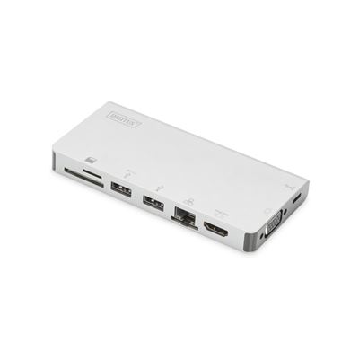 Digitus USB Type-C 8 Port Travel Notebook Dock (DA-70866)