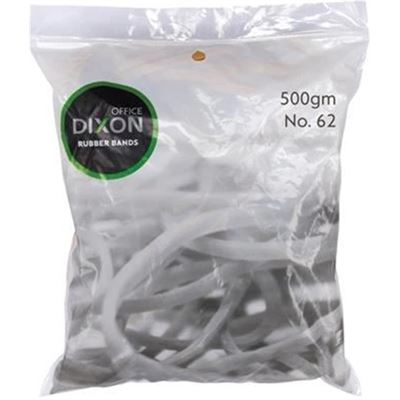 Dixon Rubber Bands No 62 500gm (300203)