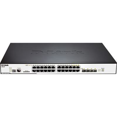 D-Link 24-Port 10/100/1000Mbps & 4-Port Combo SFP L2 (DGS-3120-24PC)