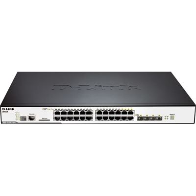 D-Link 24-Port SFP & 8-Port 10/100/1000Mbps Combo L2 (DGS-3120-24SC)