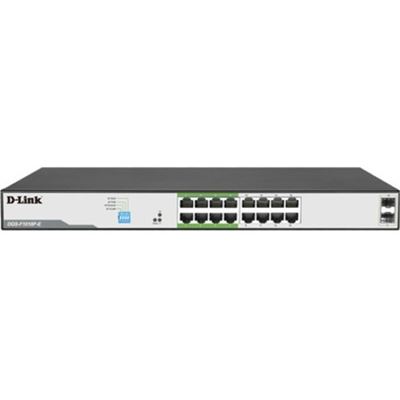 D-Link 250M 16 1000Mbps PoE Switch with 2 SFP Ports (DGS-F1018P-E)