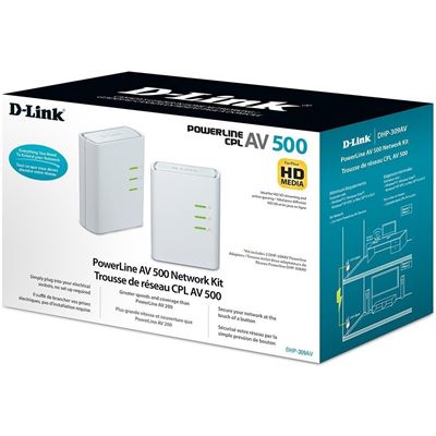 D-Link PowerLine AV+ Mini Network Starter Kit (DHP-309AV)