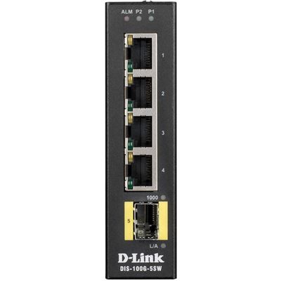 D-Link 5-PORT GIGABIT INDUSTRIAL SWITCH WITH 4 (DIS-100G-5SW)