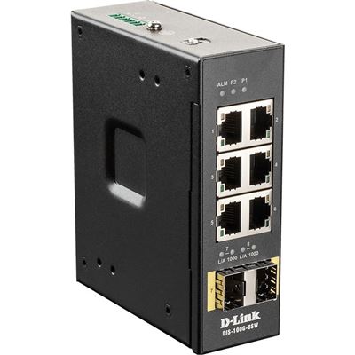 D-Link 8-PORT GIGABIT INDUSTRIAL SWITCH WITH 6 (DIS-100G-8SW)
