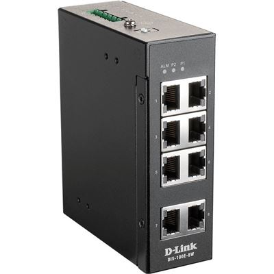 D-Link 8-PORT GIGABIT INDUSTRIAL SWITCH WITH 8 1000BASE (DIS-100G-8W)
