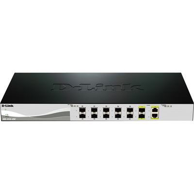 D-Link 12-Port 10 Gigabit WebSmart Switch with 12 (DXS-1210-12SC)