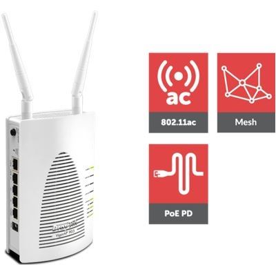 DrayTek Managed 802.11ac Wave 2 Mesh Wireless Access Point (DAP903)