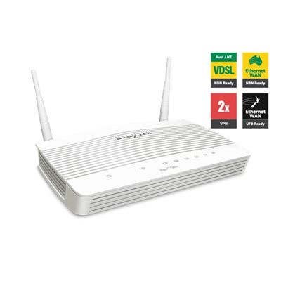 DrayTek VDSL / UFB WiFi Router Firewall QoS PPTP and IPSec (DV2762N)