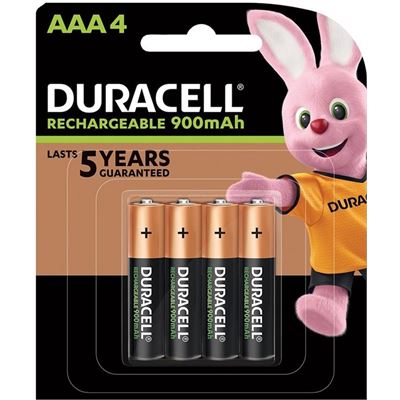 Duracell Rechargeable AAA Battery - Pack of 4 (2545227)