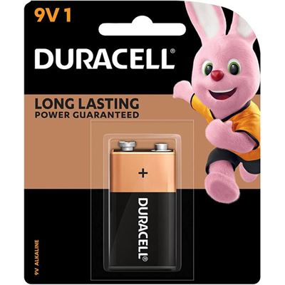 Duracell Coppertop Alkaline 9V Battery (2545230)