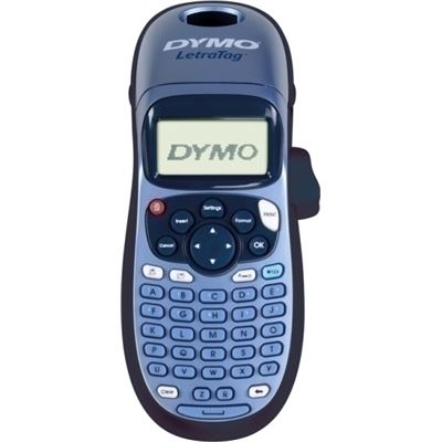 Dymo LetraTag 100H Handheld Label Maker, Blue, with 13 (1749027)