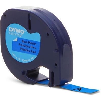 Dymo LT Plastic 12mmX4M Blue (91335)